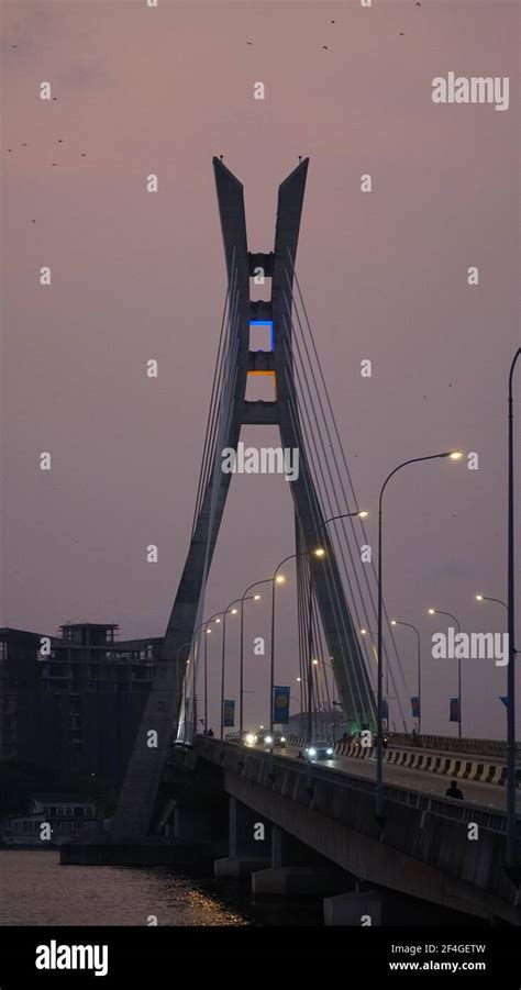 Lekki Ikoyi Link Bridge Stock Photo Alamy