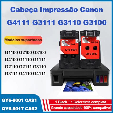 Cabeça de impressão para Canon Pixma QY6 8001 QY6 8017 G3100 G1100