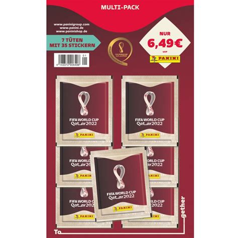 Panini WM 2022 Qatar Sammelsticker 1 Multipack 6 49