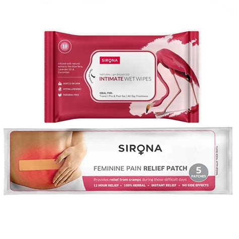 Sirona Feminine Pain Relief Patches For Period Pain Patches With