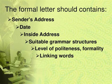 Structure Of A Formal Letter How To Write A Formal Letter Useful