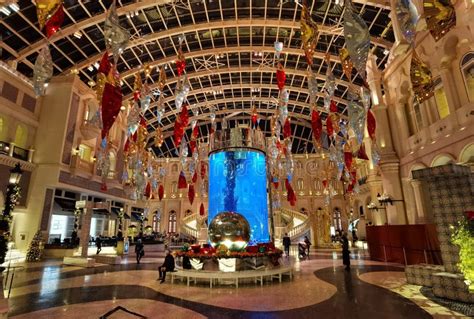 macau mgm hotel christmas tree ornament balls flower holidays