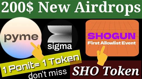 Shogun First Allowlist Event Pyme Free Nft Airdrop Youtube