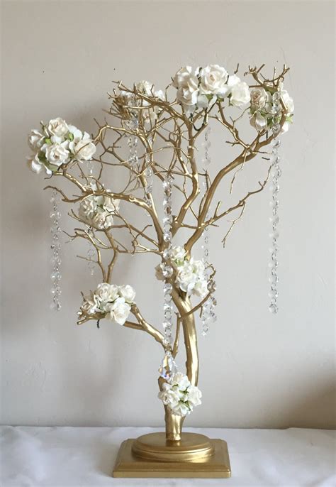 Gold Manzanita Tree Centerpiece Wedding Centerpiece