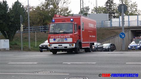 Alarmfahrten Zur Inspektions Bung Der Feuerwehr Bensheim Mitte In Der