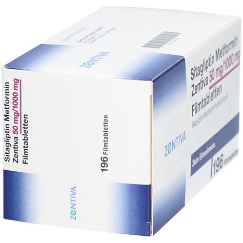 Sitagliptin Metformin Zentiva Mg Mg Fta St Mit Dem E Rezept