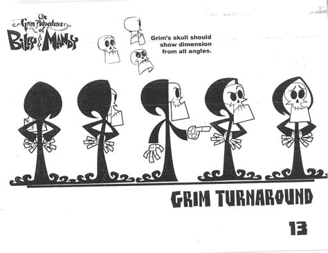 The Grim Adventures Of Billy And Mandy 2001 07 Part 2 Model Sheets