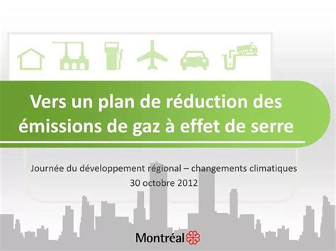 Ppt Vers Un Plan De R Duction Des Missions De Gaz Effet De Serre