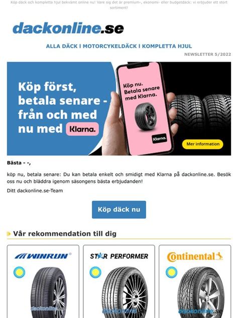 Daekonline Kp Nu Betala Senare Med Klarna Milled