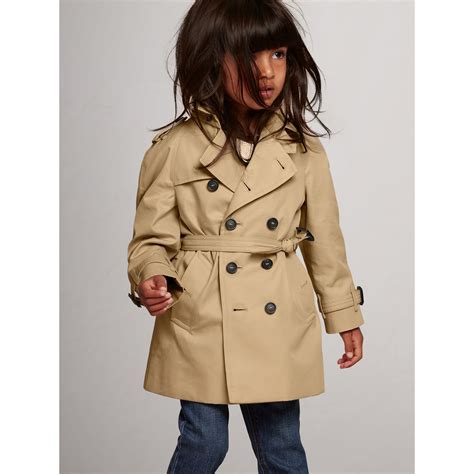 Burberry Kids Mini Me Classic Beige Hooded Trench Coat Kids Outfits