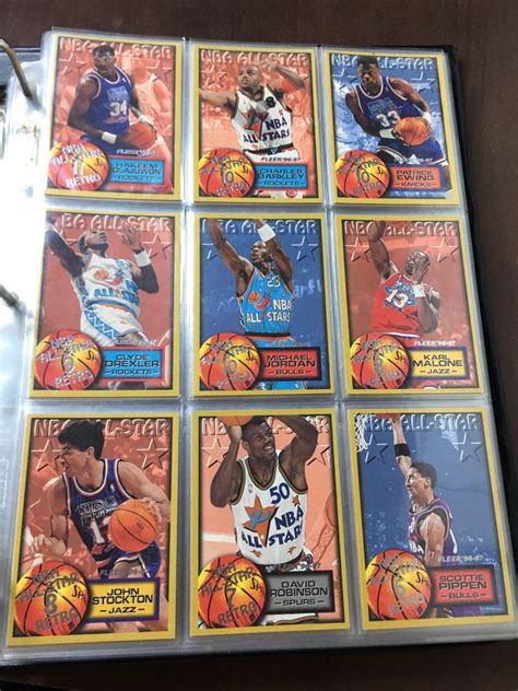 Fleer Nba All Star With Michael Jordan Complete Nba Cards Set