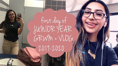 Grwm First Day Of School Junior Year Vlog Youtube