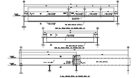 Typical Detail Of The Beam Autocad Dwg Drawing File Cadbull Cadbull