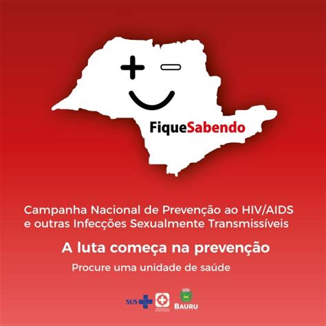 Campanha Fique Sabendo Integra Dezembro Vermelho A Es De