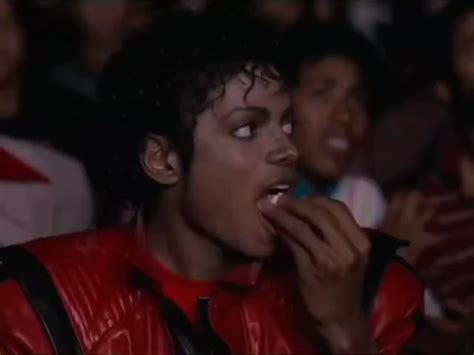 Michael Jackson Eating Popcorn