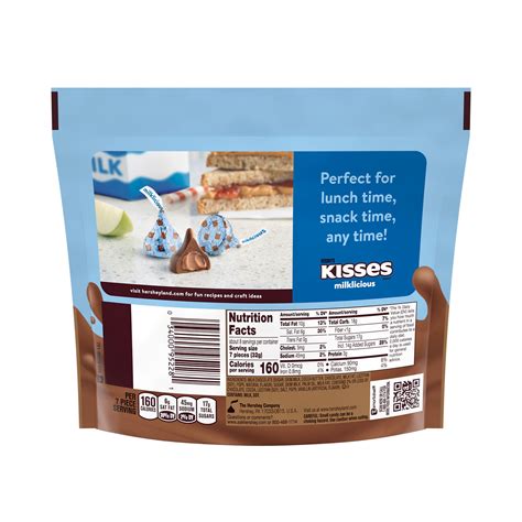 Hersheys Kisses Milklicious Milk Chocolate Candy Share Pack 9 Oz