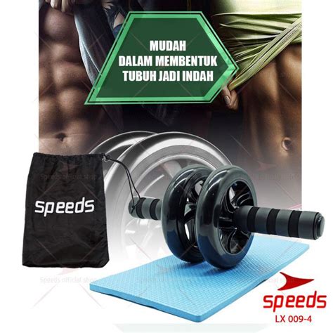 Jual Ab Wheel Abdominal Roller Speeds Alat Olahraga Fitness Latihan