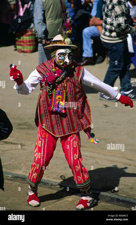 The Famous La Diablada Dance During The Oruro Carnival In Bolivia