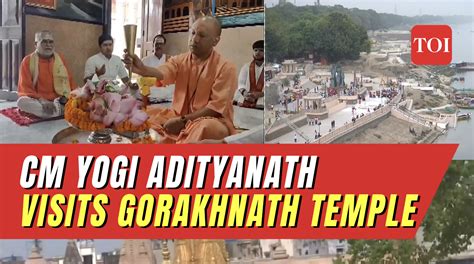 Cm Yogi Adityanath Visits Gorakhnath Temple Devotees Visit Varanasi