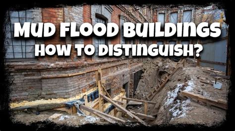 Mud flood buildings 🏛 How to distinguish? | Flood, Mud, Building