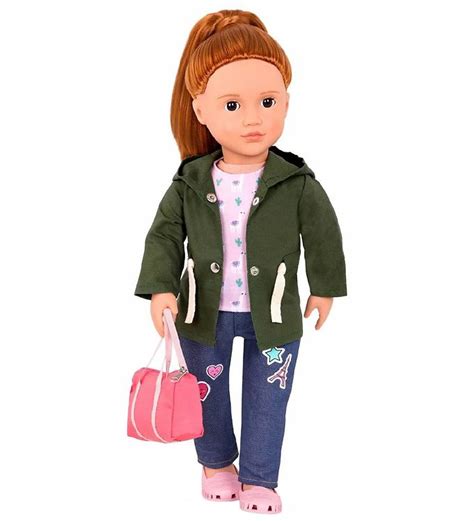 Our Generation Doll Clothes Deluxe Green Jacket Kids Fashion