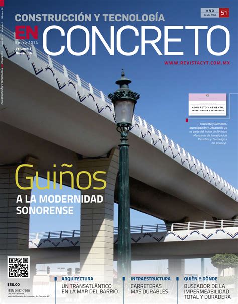 Revista Concreto Issn Una Publicaci N Del Instituto Mexicano