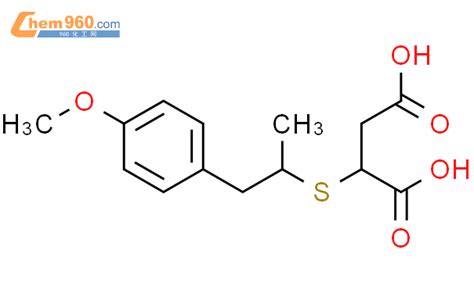 5330 94 9 2 1 4 methoxyphenyl propan 2 ylsulfanyl butanedioic acid化学式