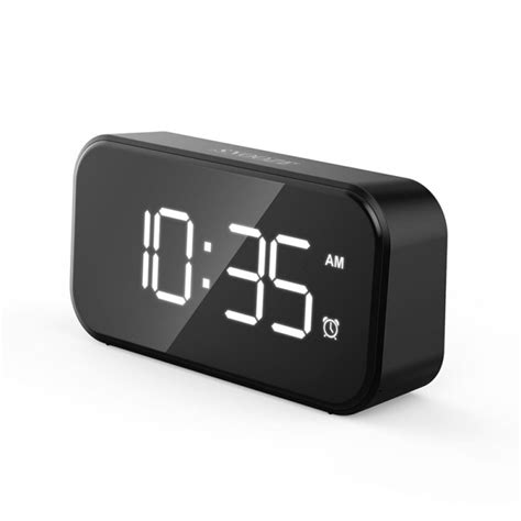 Digital Alarm Clocks For Bedrooms 5 Led Display With Dimmer Snooze