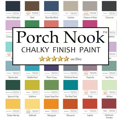 Chalky Finish Paint, by Porch Nook, 32 Fl. Oz., Furniture Paint, Best ...