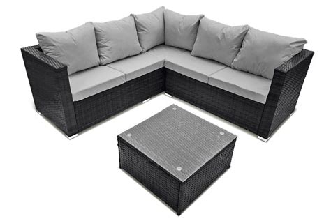 5 Seater Rattan Corner Sofa Furniture Set Deal Wowcher