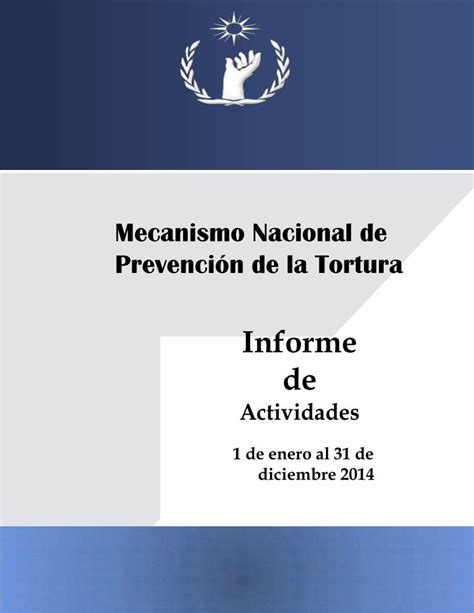 PDF Mecanismo Nacional de Prevención de la Tortura Informe de