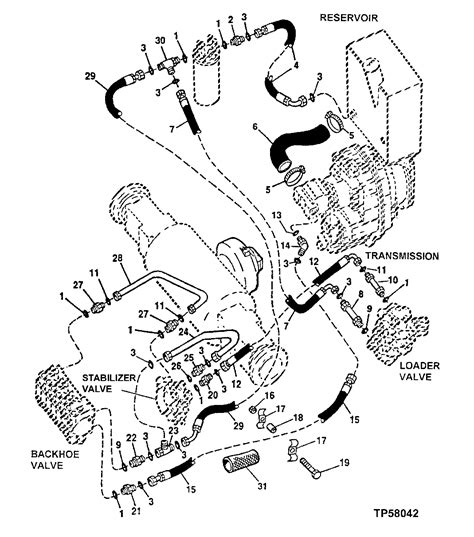 John Deere B Backhoe Parts Diagram