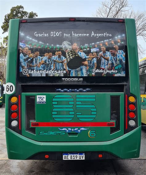 Una Línea De Colectivos De Buenos Aires Mostrará El “gol Del Siglo” De