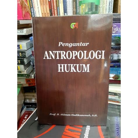 Jual Buku Pengantar Antropologi Hukum Hilman Shopee Indonesia