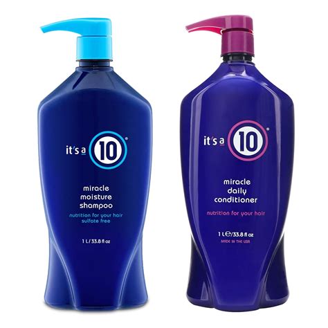 It S A 10 Miracle Moisture Shampoo 33 8 Oz And Daily Conditioner 33 8 Oz Duo