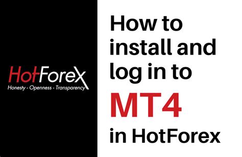 How To Install And Log In To Mt4 In Hotforex Earn Money By Fx