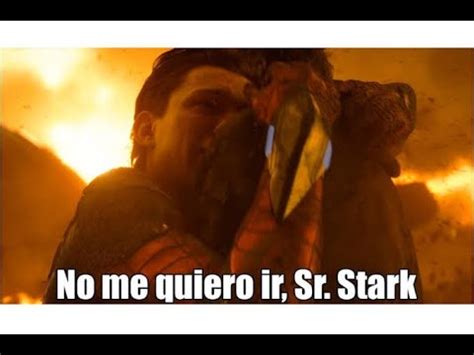 No Me Quiero Ir Se Or Stark Spiderman Youtube