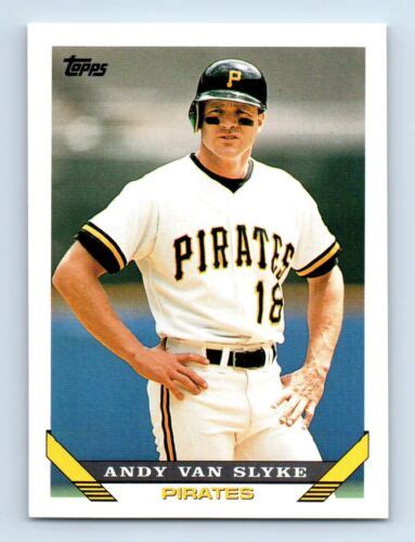 Topps Andy Van Slyke Pittsburgh Pirates Ebay