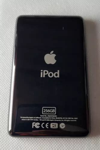 IPod Classic Tapa Trasera Negra 256gb MercadoLibre