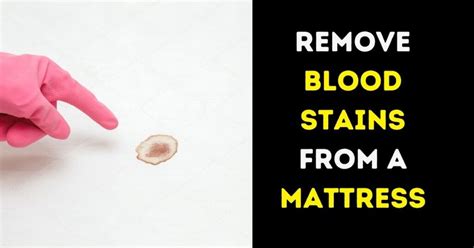 How To Remove Blood Stains From A Mattress CleanServant