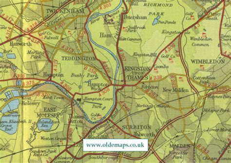 Kingston upon Thames Map