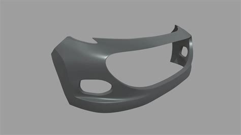 Front Bumper Custom 01 3d Model By Viperjr3d