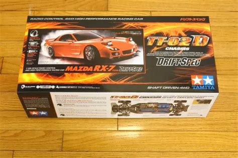 TAMIYA 1 10 MAZDA RX 7 FD3S TT 02D Chassis Drift Spec On Road 58648 NEW