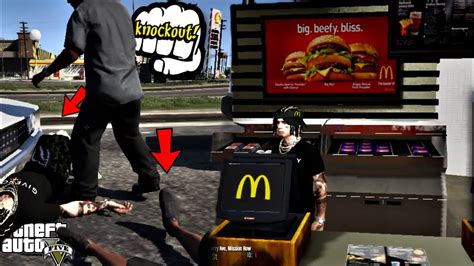 My First Fast Food Job In GTA 5 RP FiveM McDonalds Movie Theater