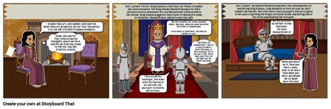 Macbeth Act2 Part1 Storyboard By Southy