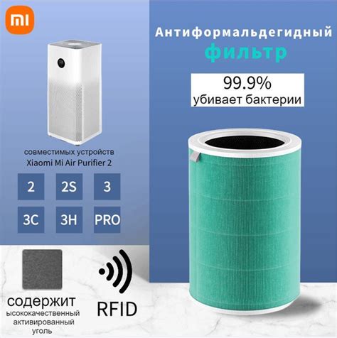 Фильтр антибактериальный для очистителя воздуха Xiaomi Mi Air Purifier ...