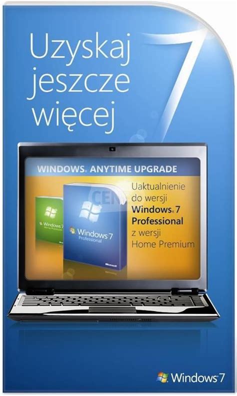 System Operacyjny MICROSOFT Windows Anytime Upgrade Win Home Premium To