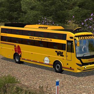 Indian VRL Logistics Skin Pack für JK Vega Sleeper Bus Mod v1 0 ETS2