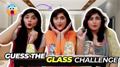 Guess The Glass Challenge With Sisters 😜😍 Most Funniest Vlog 🤣