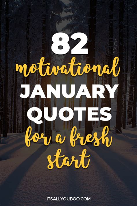 82 Motivational January Quotes and Sayings for a Fresh Start